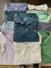 Rhoback Lot of 10 Coordinating Polo Golf Shirts Size 3XL Performance Stretch