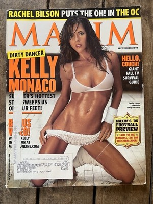 MAXIM Magazine For Men - September 2005  Issue - Kelly Monaco Cover