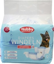 Nobby Hundewindeln H&uuml;ndinnen Gr&ouml;&szlig;e XL - 12 St&uuml;ck  Hundepflege