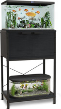 5-10 Gallon Fish Tank Stand, Aquarium Stand with Cabinet Storage for Aquarium St