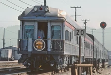 Southern Pacific Employee Special, Observation Car, Oakland, CA 1985 8.5 x 11