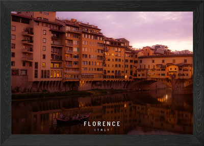 Florence Framed Wall Art Poster Canvas Print Picture