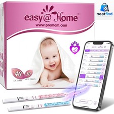 Ovulation Strips Powered by Premom Ovulation Predictor APP, FSA Eligible, 40...
