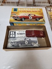 Vintage 1965 K B 1:32 Plymouth Barracuda Slot Car W/ Original Box