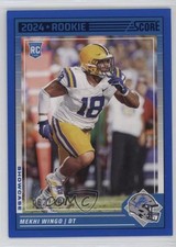 2024 Score Rookies Showcase 62/100 Mekhi Wingo #372 10no