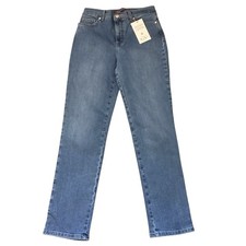 Gloria Vanderbilt Amanda Jeans Tapered Leg Medium Wash Size 6 NEW
