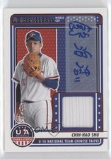 2023 Panini USA Baseball Stars & Stripes Signatures 55/72 Chih-Hao Shu Auto a8r