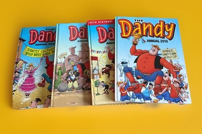 Dandy Annuals 2016,17,18,19 x4 job lot (B31)