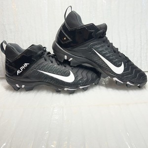 Nike Alpha FastFlex Football Cleats Black & White Men\'s Sz 9.5 Great Condition! s-l400.jpg main image 3