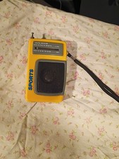 Vintage Street Beat Am/fm Personal Sport Radio Tested  Works