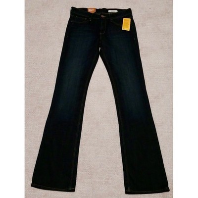 H&M &Denim Mens Bootcut Regular Waist Dark Wash Jeans 28x34 Indigo NEW