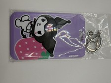 Sanrio Kuromi Purple Strawberry ID Holder Key Ring