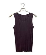 PLEATS PLEASE ISSEY MIYAKE Sleeveless Pleated Top Size3 Made In Japan PP93-JK060