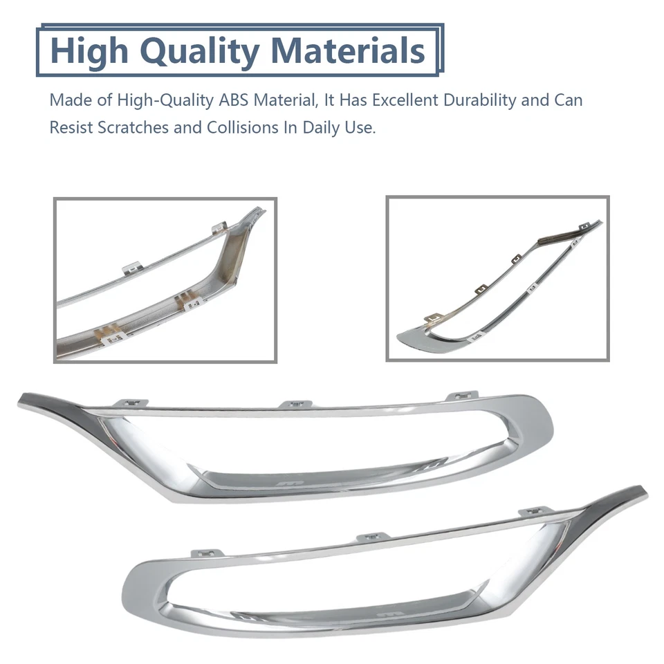 Декоративная крышка бампера передняя левая + правая подходит для Chrysler 300 2015-2022 годов выпуска - Изображение 3 из 4