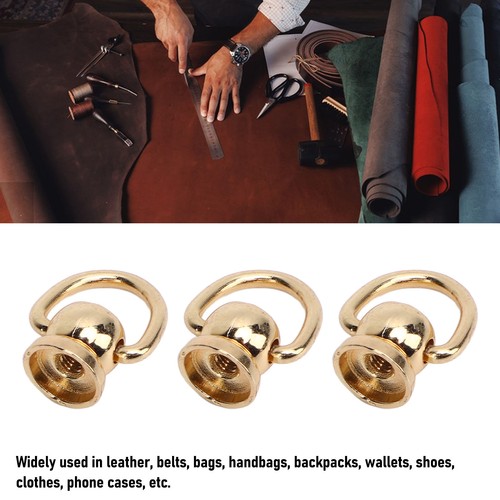 50 Sets Pull Ring Rivets Zinc Alloy Electroplating Multifunctional Screwback - Picture 21 of 32