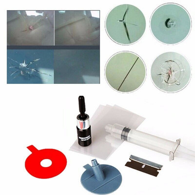 Windscreen Windshield Repair Tool Set DIY Car Kit Wind Glass For Chip Crack