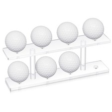 1 Pc Golf Ball Display Rack 8 Balls Clear Acrylic Golf Case Holder Small Tabl...