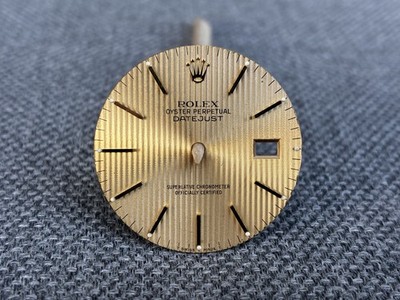 Rolex Datejust 16233/16238/16203/16013 Gold Tapestry Dial Tritium 