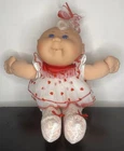 VTG Cabbage Patch Kids Doll Baby Girl W/Lace HEARTS Outfit Mattel VALENTINES DAY
