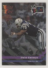 1992 Wild Card Stat Smashers Steve Emtman #SS-9 Rookie RC c7w. rookie card picture
