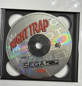 Night Trap (Sega CD, 1992) Red Box CIB Complete w Registration. Tested.