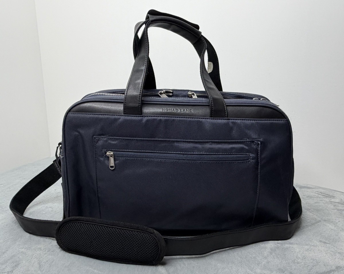 Nomad Lane Bento Bag Carryon Luggage Navy Blue Overnight Bag | eBay