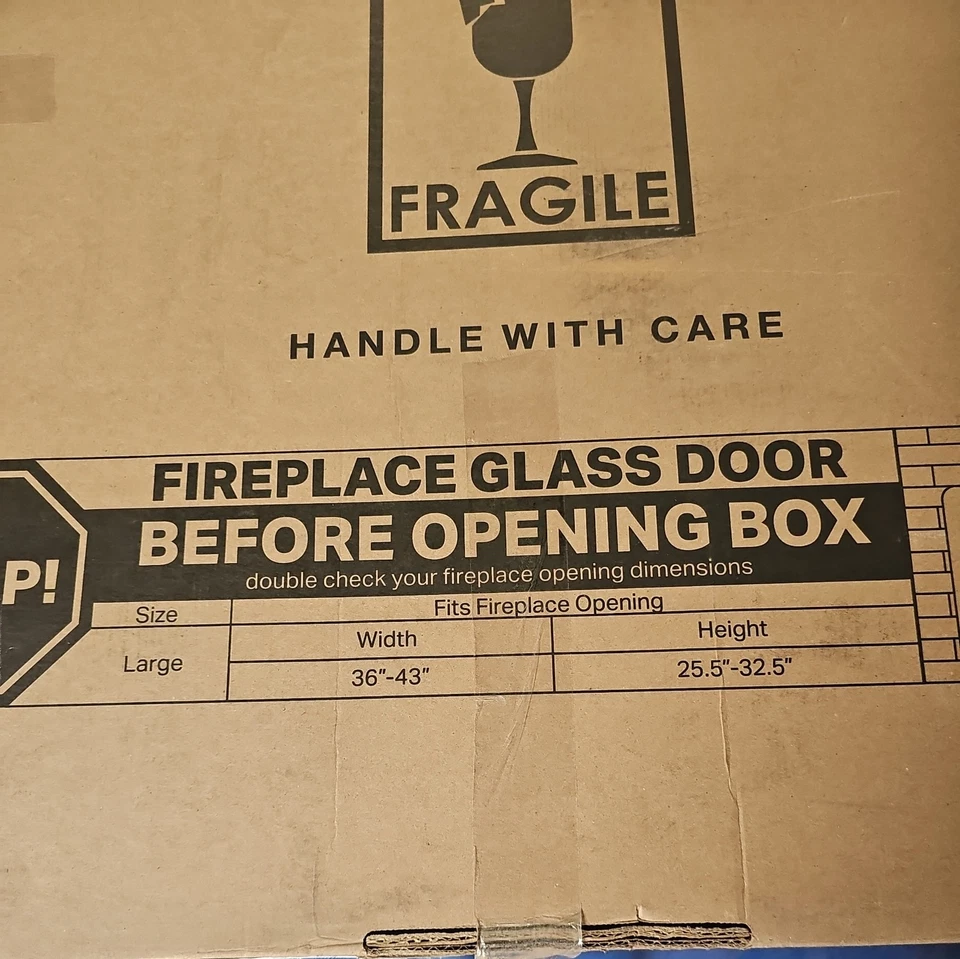 Puertas grandes de vidrio para chimenea Easton Ea -5012 Foto 2 de 4