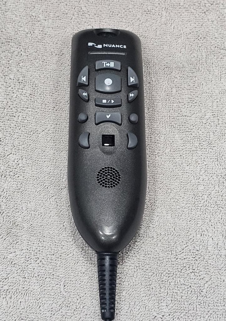 Nuance PowerMic III 3 Dictation Microphone 0POWM3N9 9' cable