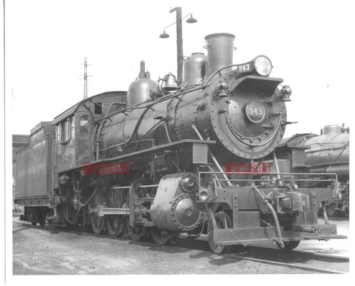 25EE251 RP 1949/1980s? NORFOLK & WESTERN RAILROAD 2-8-0 LOCOMOTIVE #943 ROANOKE