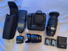Canon 5D Mark II DSLR Includes Battery Grip, 2 Canon Lenses, 600 EX-RT Strobe