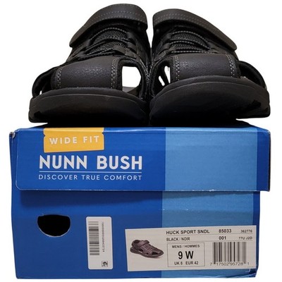 Nunn Bush Men Huck Sport Fisherman Closed Toe Sandals Size US 9W Black Nunn Bush Men Huck Sport Fisherman Closed Toe Sandals Size  main image 4