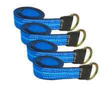 2" x 12 FT Lasso Tie Down Straps HD Premium Reinforced Eye Protection 4 pcs USA