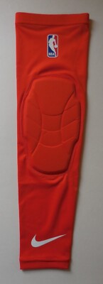 Nike Pro NBA Basketball Padded Elbow Sleeve Team Orange/White L/XL 1 Sleeve Only