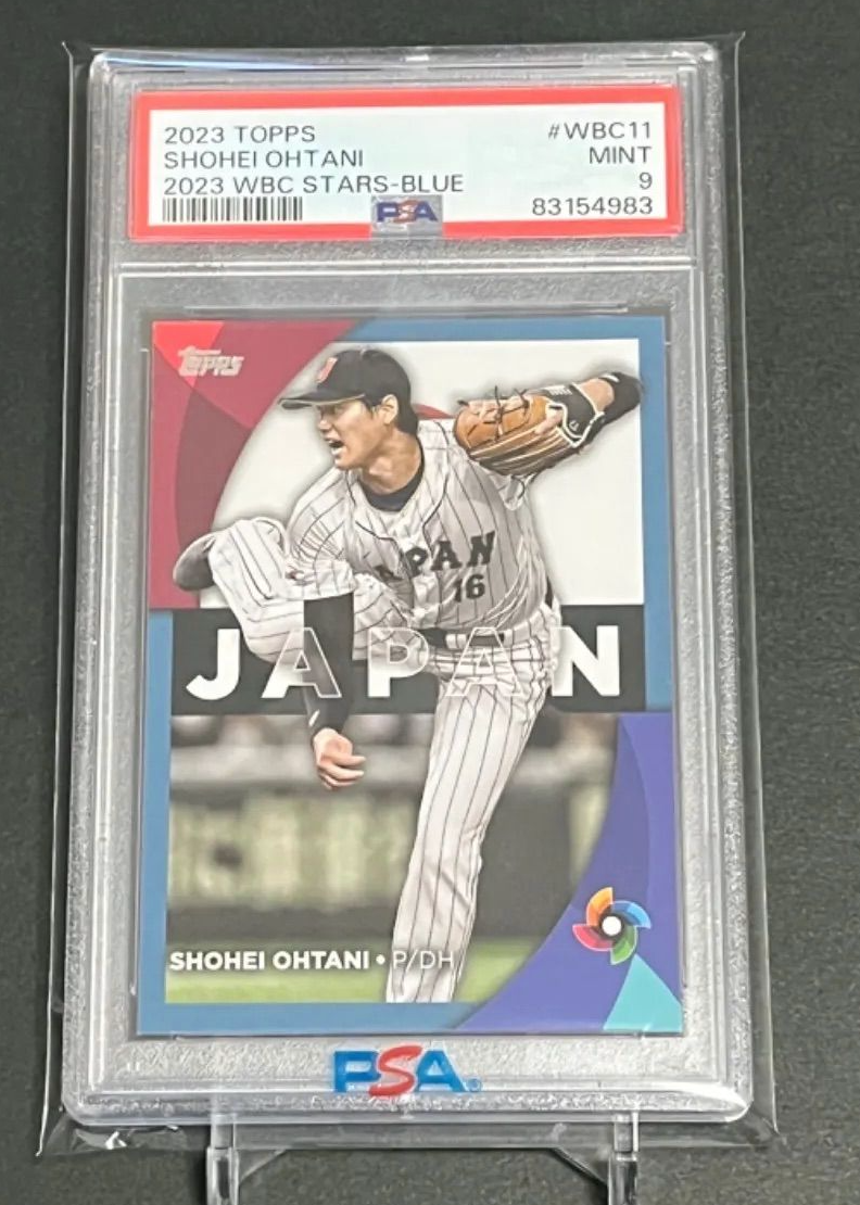 PSA9 Shohei Ohtani 2023 World Baseball Classic Japan Stars Blue