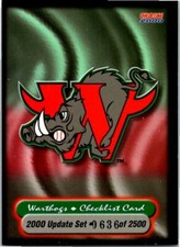 2000 Choice Winston-Salem Warthogs Minor League - Pick Choose Your Cards 