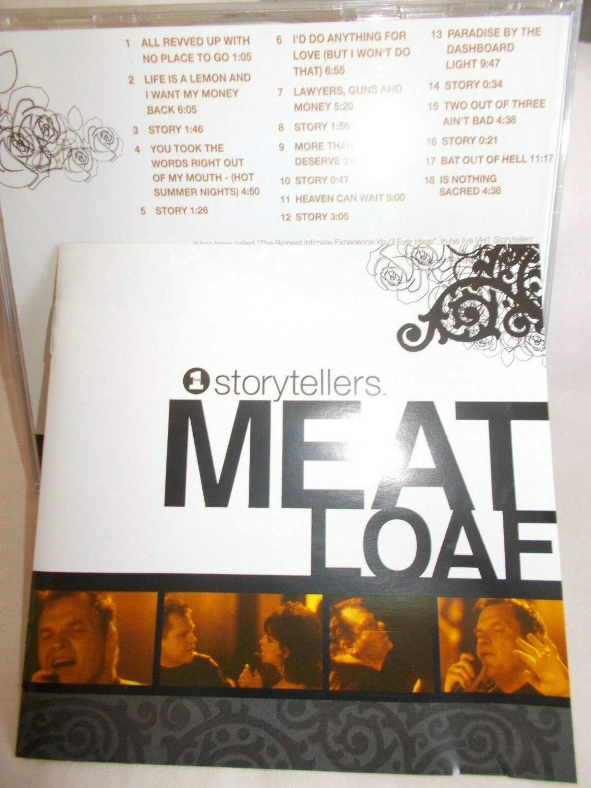 MEAT LOAF VH1 STORYTELLERS OZ 18 TRK CD VERY CLEAN eBay