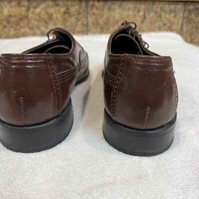 VTG Oakwood Kidskin Upper Oxford Wingtip Brown Men display picture 2