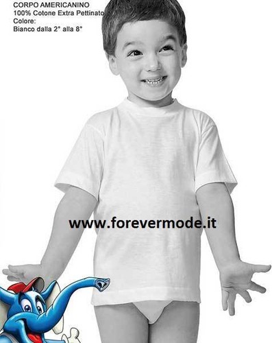Coveri 3 T-Shirt Manica Corta Per Bambino E Ragazzo In Cotone Pettinato - Art. ET4100 (Bianco, Taglia 15-16 Anni) - 2