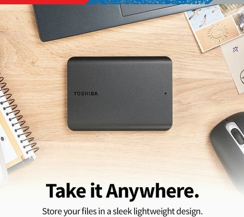 Toshiba Canvio Basics Black External Hard drive 1TB - Picture 7 of 9