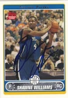 SHAWNE WILLIAMS MEMPHIS TIGERS SIGNED CARD LOS ANGELES LAKERS PACERS MAVERICKS