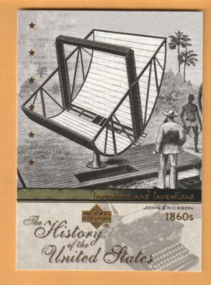 John Ericsson 2004 Upper Deck History of the United States #II31 Solar Energy
