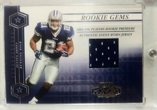 2004 PLAYOFF HONORS ROOKIE GEMS JULIUS JONES PLAYER WORN JERSEY #/750 COWBOYS