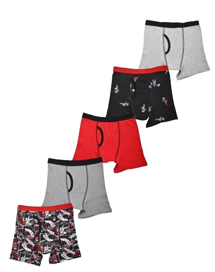 Boxer Brief 6 Size 100% Cotton Underwear for Boys