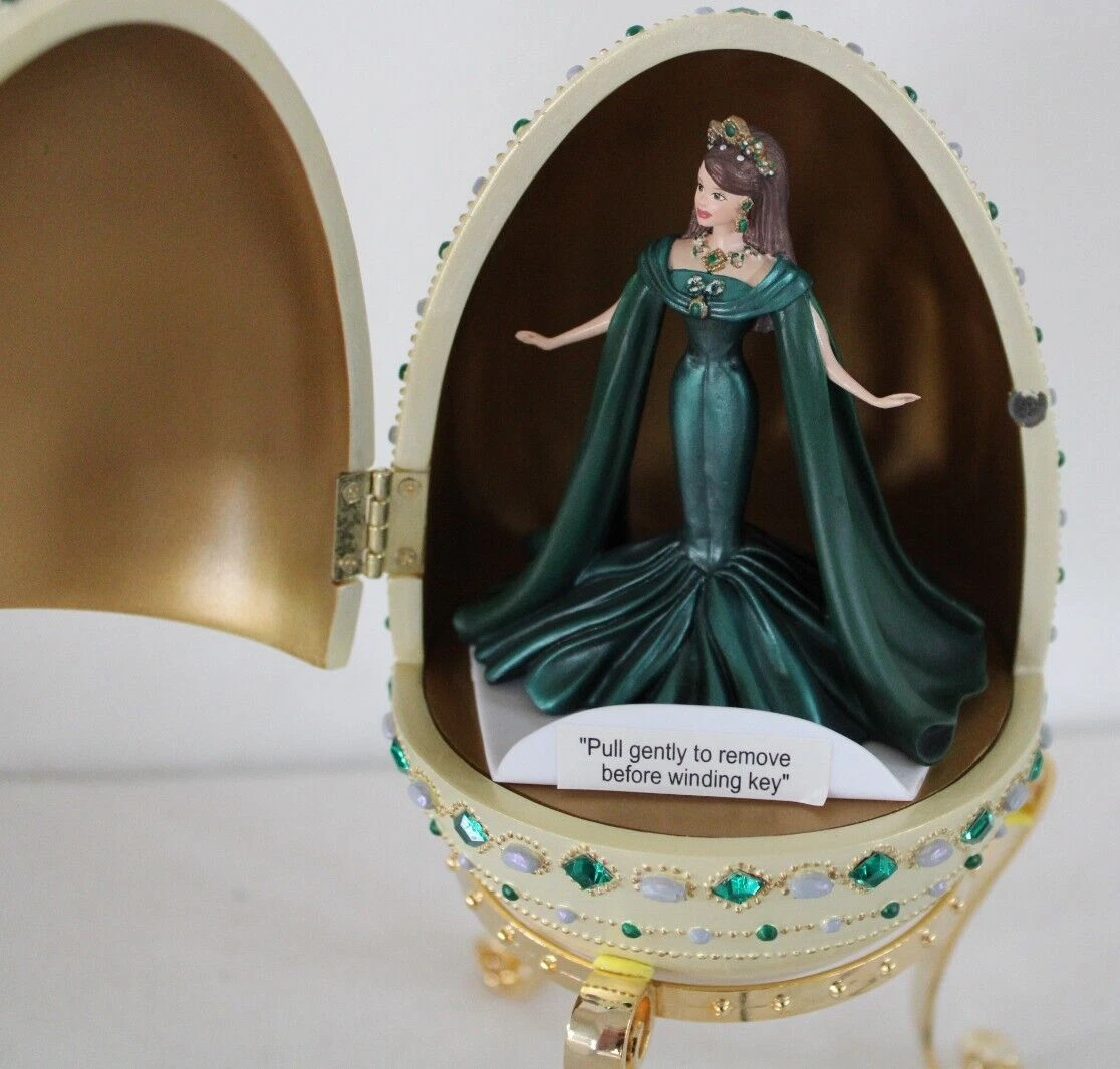 Barbie empress of emeralds sales resin egg