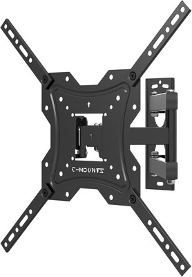 Full Motion TV Wall Mount for Most 17-55 inch Flat Screen TVs & 17-55'', Black 
