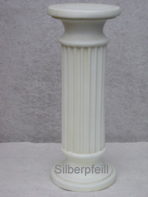 Säule Säulen Blumensäule Dekosäule Barock Podest Tisch Crem Optik 1002 F70
