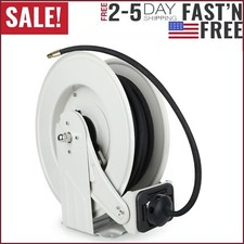 Fuel Hose Reel Retractable Oil Hose Reel 1/4" x 50' Auto Rewind Grease Hose Reel