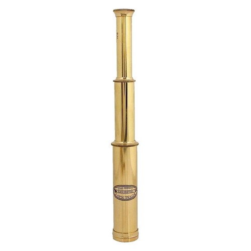 Royal Navy London 1915 Vintage Brass Telescope 16
