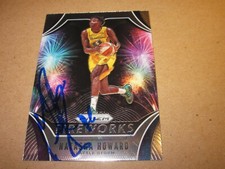 NATASHA HOWARD SIGNED AUTOGRAPHED 2020 PANINI PRIZM WNBA CARD # 7 FIREWORKS CARD