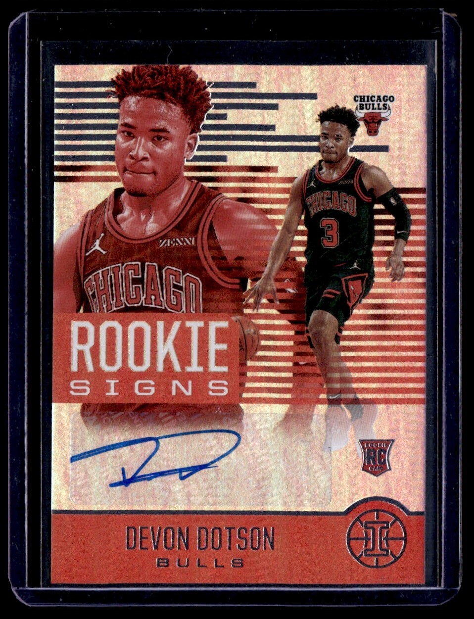 2020-21 Panini Illusions Rookie Signs Devon Dotson RC Auto #RS-DDO